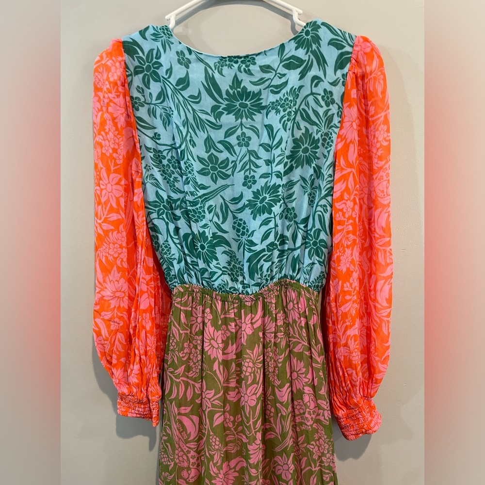 Farm Rio Colorblock Printed Maxi Dress - Picture 10 of 15